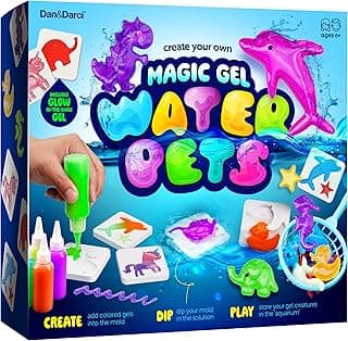 Magic Gel Water Pets Kit for Kids - Gifts for Kids - Squishy Maker Set | Craft for Kids - Gifts for Boys & Girls - Make Your Own Squishies Toys Crafts - Aqua Fairy Magic Elf Toy Kit - Birthday Gifts