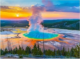 Jigsaw Puzzles for Adults 500 Pieces Puzzle National Parks Interlock Perfectly Letter on Back No Dust, Landscape Puzzle Home Decor Toy Gift for Teens Men Women Seniors Nature Jigsaw Puzzles Scenery