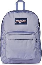 JanSport SuperBreak One Backpack - Durable, Lightweight Bag with 1 Main Compartment, Front Utility Pocket with Built-in Organizer, Premium Backpack, Lavender Ash